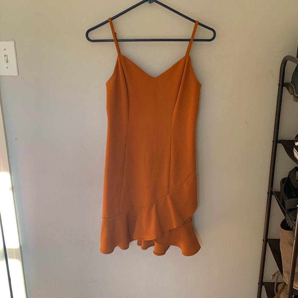Burnt Orange 🍊 Going Out Dress